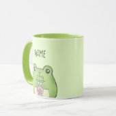 Mug Cute Kawaii Cartoon Frog Bubble Tea (Devant gauche)