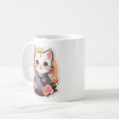 Mug Cute Kawaii Cat Graphic (Devant gauche)