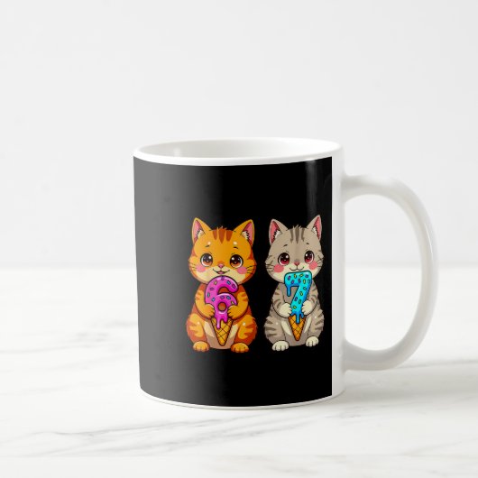 Mug Cute Kawaii Cats Neko 67 Drip Meme Funny Six Seven (Droite)