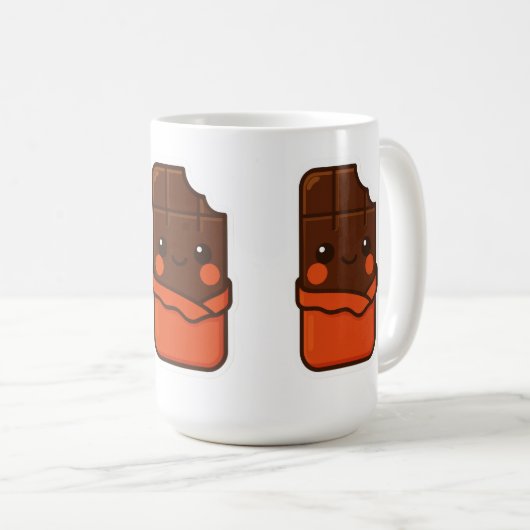 Mug Cute Kawaii Chocolat Bar (Devant droit)