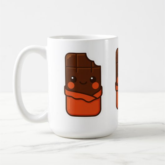 Mug Cute Kawaii Chocolat Bar (Gauche)