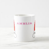 Mug Cute Kawaii Cloud Rainbow Nom de l'enfant (Centre)