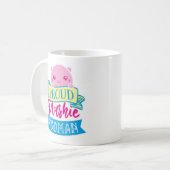 Mug Cute Kawaii Drôle Citation | Fière Plushie Hooman (Devant gauche)