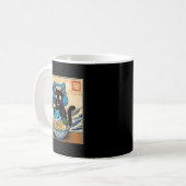 Mug Cute Kawaii Gamer Cat Funny Ramen Japanese Cat Gam (Devant gauche)