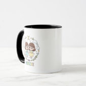 Mug Cute Kawaii Gemini Zodiac Sign (Devant gauche)