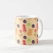 Mug Cute Kawaii Hand-drawn Tanghulu Seamless Pattern (Devant droit)