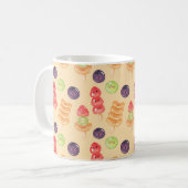 Mug Cute Kawaii Hand-drawn Tanghulu Seamless Pattern (Devant gauche)