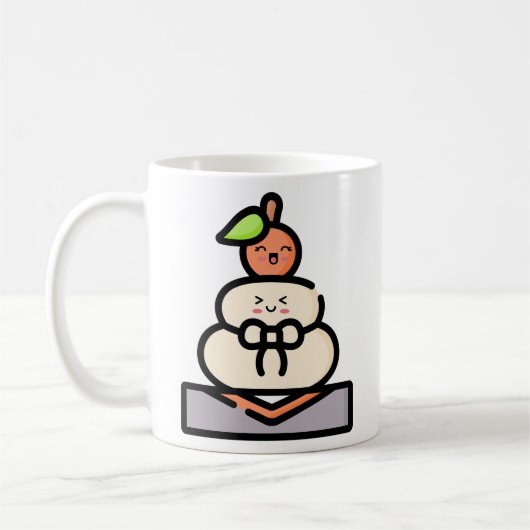 Mug Cute Kawaii Kagami Mochi (Gauche)