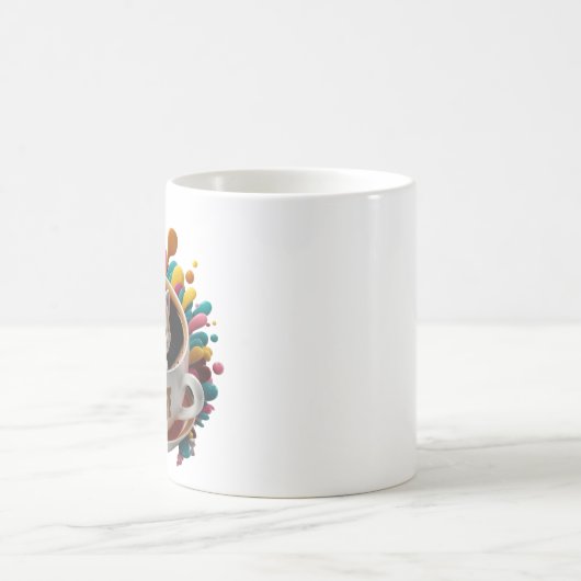 Mug Cute Kawaii Kitten dans la Coupe du Café (Centre)