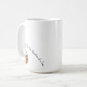 Mug Cute Kawaii Moose Couple Adventure Randonnée (Devant gauche)