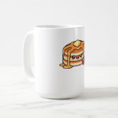 Mug Cute Kawaii Pancake Stack with Syrup and Berries (Devant gauche)