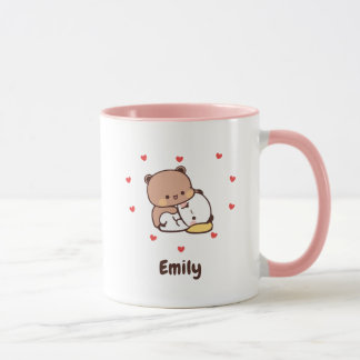 Mug Cute Kawaii Panda | Personnalisé Ajoutez votre nom