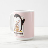 Mug Cute Kawaii Penguin Boba Lover (Devant gauche)