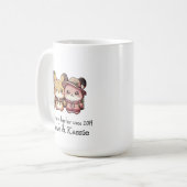 Mug Cute Kawaii Pika Couple Aventurant Ensemble (Devant gauche)
