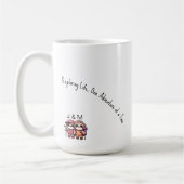 Mug Cute Kawaii Sloth Couple Adventure Randonnée (Gauche)