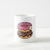 Mug Cute Kawaii Stacked Donuts Illustration (Centre)