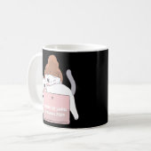 Mug Cute Kawaii Style Enfless Chat Lady pour Kamala (Devant gauche)