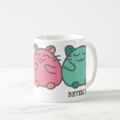 Mug Cute Kawaii Style Hamsters de Dessin Personnalisé (Devant droit)