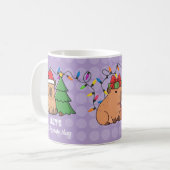Mug Cute Kids Capybara Noël (Devant gauche)