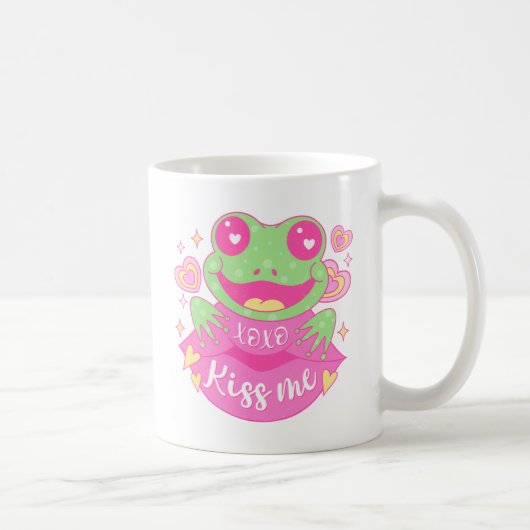 Mug Cute Kiss Me Frog - Xoxo (Droite)