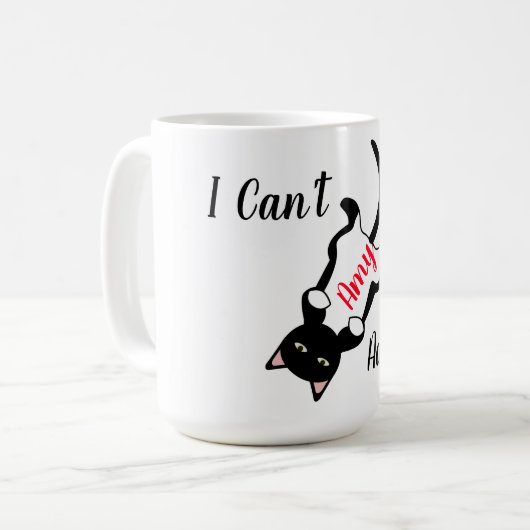 Mug Cute Kitten avec devis (Devant gauche)