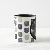 Mug Cute Kitten Chat Face À L'Animal Photo Nom (Centre)