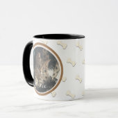 Mug Cute Kitten Chien Animal de compagnie Photo Bone N (Devant gauche)