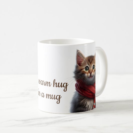 Mug Cute Kitten Warm Hug (Devant droit)