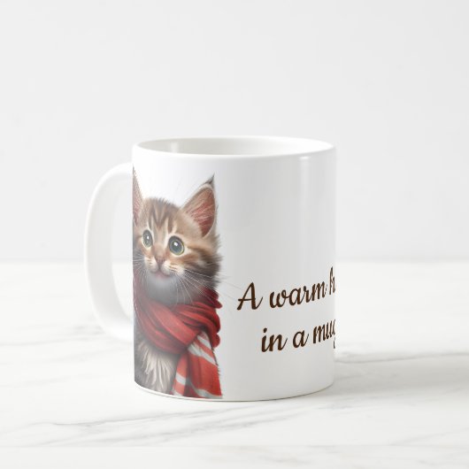 Mug Cute Kitten Warm Hug (Devant gauche)