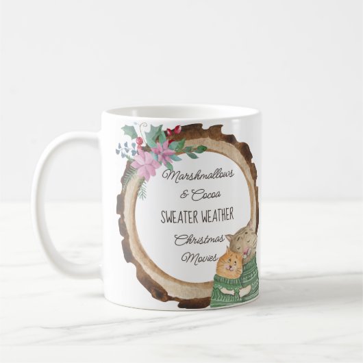 Mug Cute Kittens Custom Favoris Thèmes Hiver (Gauche)
