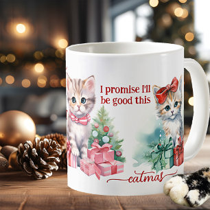 Mug Cute Kittens Joyeux Catmas Noël