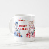 Mug Cute Kittens Joyeux Catmas Noël (Devant gauche)