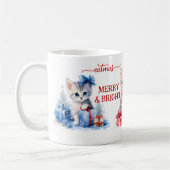 Mug Cute Kittens Joyeux Catmas Noël (Gauche)