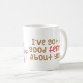 Mug Cute Kitty Cat Feline Love Confession Humour (Devant droit)