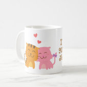 Mug Cute Kitty Cat Feline Love Confession Humour (Devant gauche)