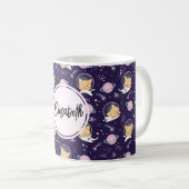 Mug Cute Kitty Chat Astronauts Motif (Devant droit)