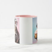 Mug Cute Koala Avec Cupcake Pastel Gradient (Centre)