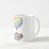 Mug Cute Koala Bear and Rainbow Balloon (Devant droit)