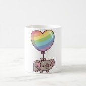 Mug Cute Koala Bear and Rainbow Balloon (Centre)