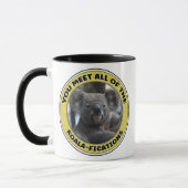 Mug Cute koala "joue sur les mots" (Gauche)