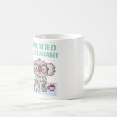 Mug Cute Koala Koalafied Comptable Pun (Devant droit)