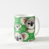 Mug Cute koala mule verte (Devant droit)