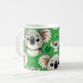 Mug Cute koala mule verte (Devant gauche)