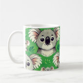 Mug Cute koala mule verte (Gauche)