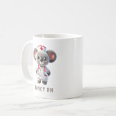 Mug Cute Koala Oear Nurse Personnalisée (Devant gauche)