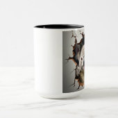 Mug Cute koala Ours à la paroi fissurée (Centre)