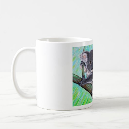 Mug Cute Koala Peinture (Gauche)