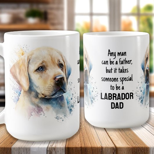 Mug Cute LABRADOR DAD Amoureux des chiens Yellow Lab C