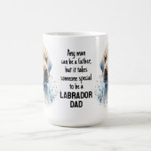 Mug Cute LABRADOR DAD Amoureux des chiens Yellow Lab C (Centre)