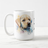 Mug Cute LABRADOR DAD Amoureux des chiens Yellow Lab C (Gauche)